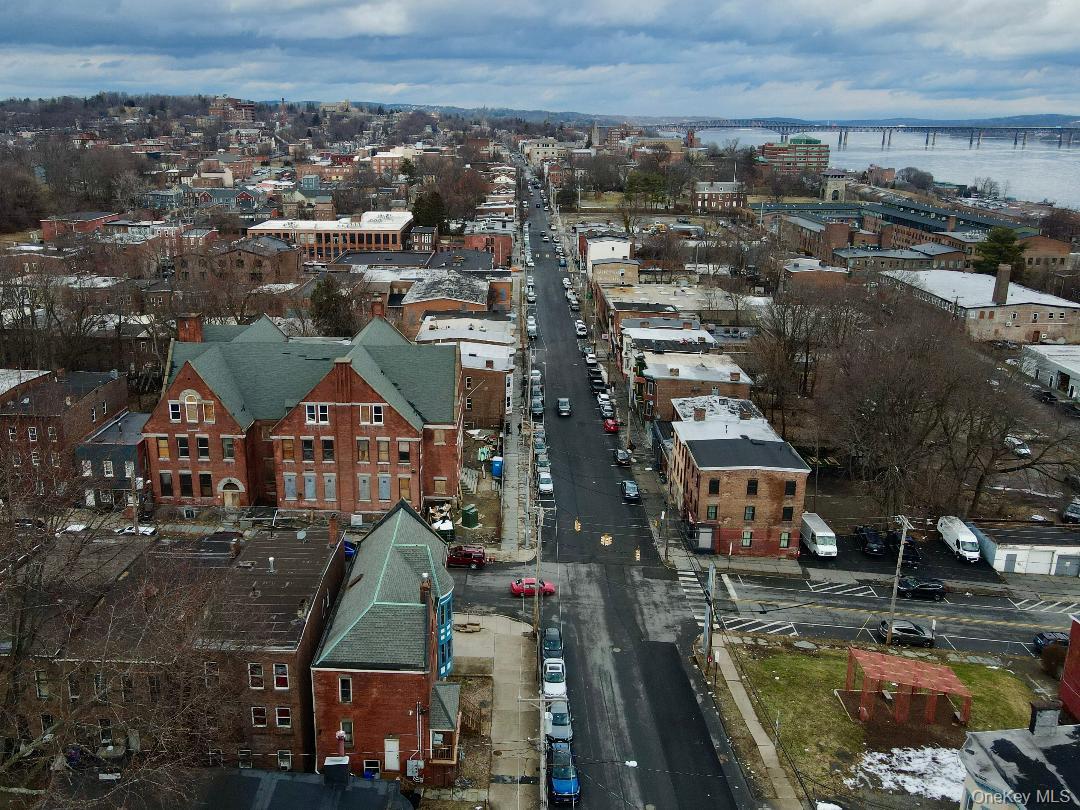 95 Renwick Street Newburgh, NY 12550 - Photo 21 of 24 an aerial view of residential houses with outdoor space