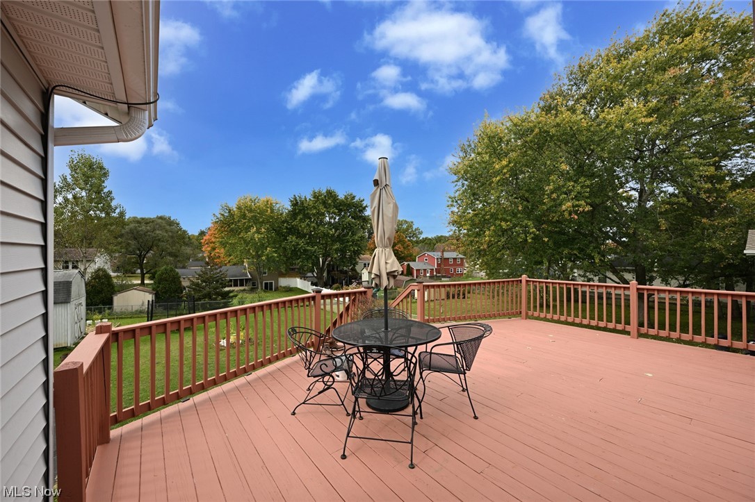 4574 Fishcreek Road Stow, OH 44224 - Photo 8 of 49 Wooden deck with a yard