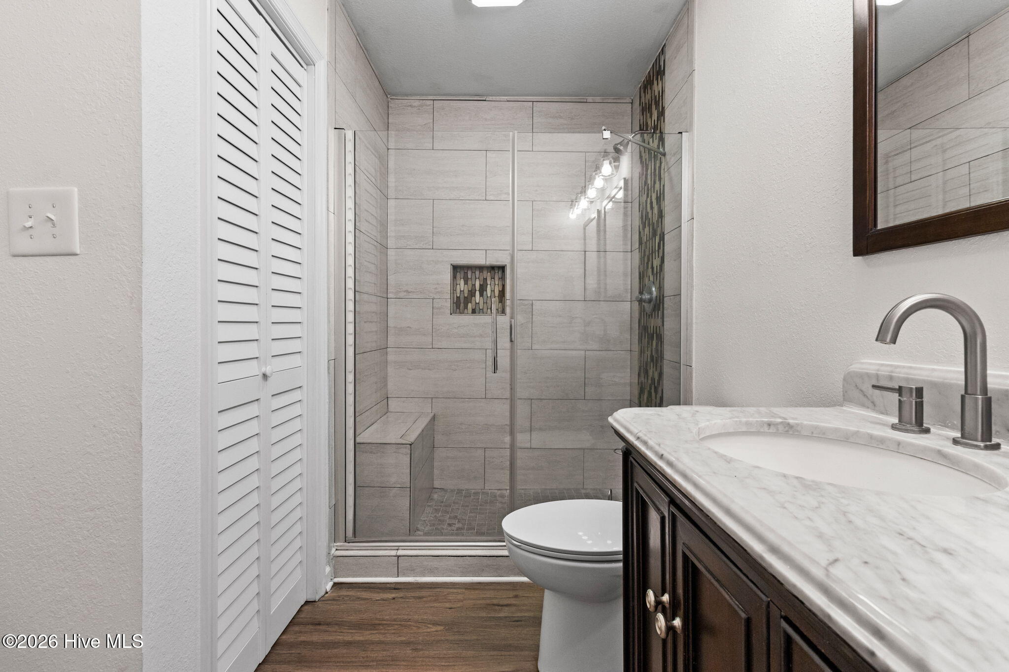 1045 Simpson Ditch Road Elizabeth City, NC 27909 - Photo 22 of 30 Primary Bath with linen closet