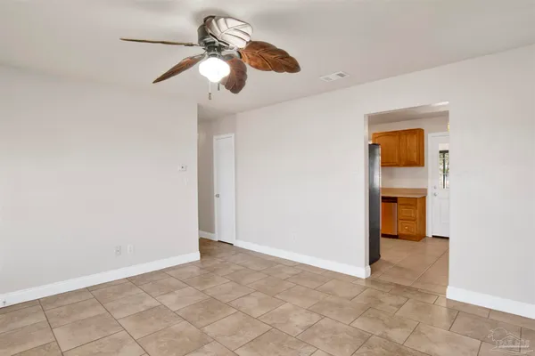 a view of an empty room