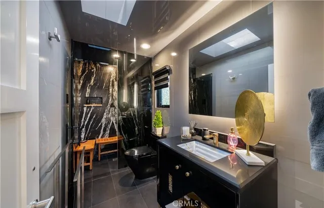 a view of a chairs and tables in patio