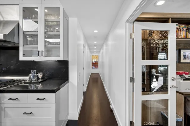 a room with gym equipment