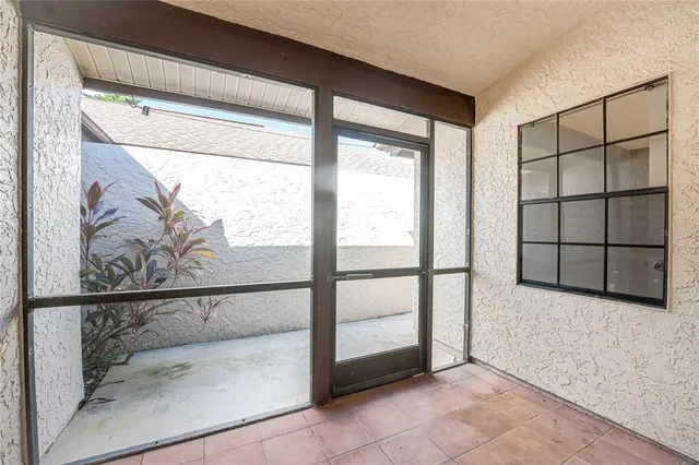 a view of front door