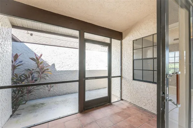 a view of front door