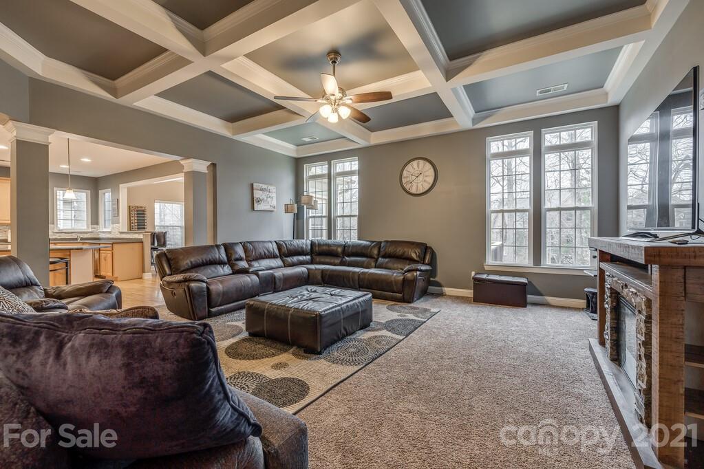 415 Fischer Road Fort Mill, SC 29715 - Photo 15 of 48 a living room with furniture and a large window