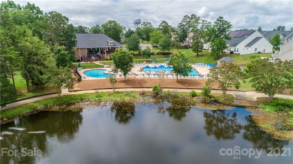 415 Fischer Road Fort Mill, SC 29715 - Photo 47 of 48 an aerial view of house with yard swimming pool and outdoor seating