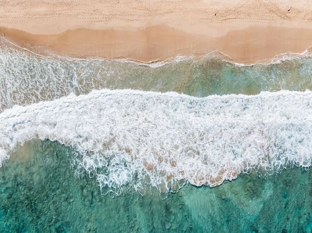 a view of mountain with green space