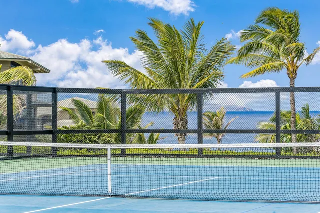 a view of a swimming pool with a slide