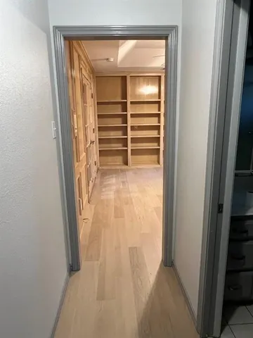 a view of walk in closet