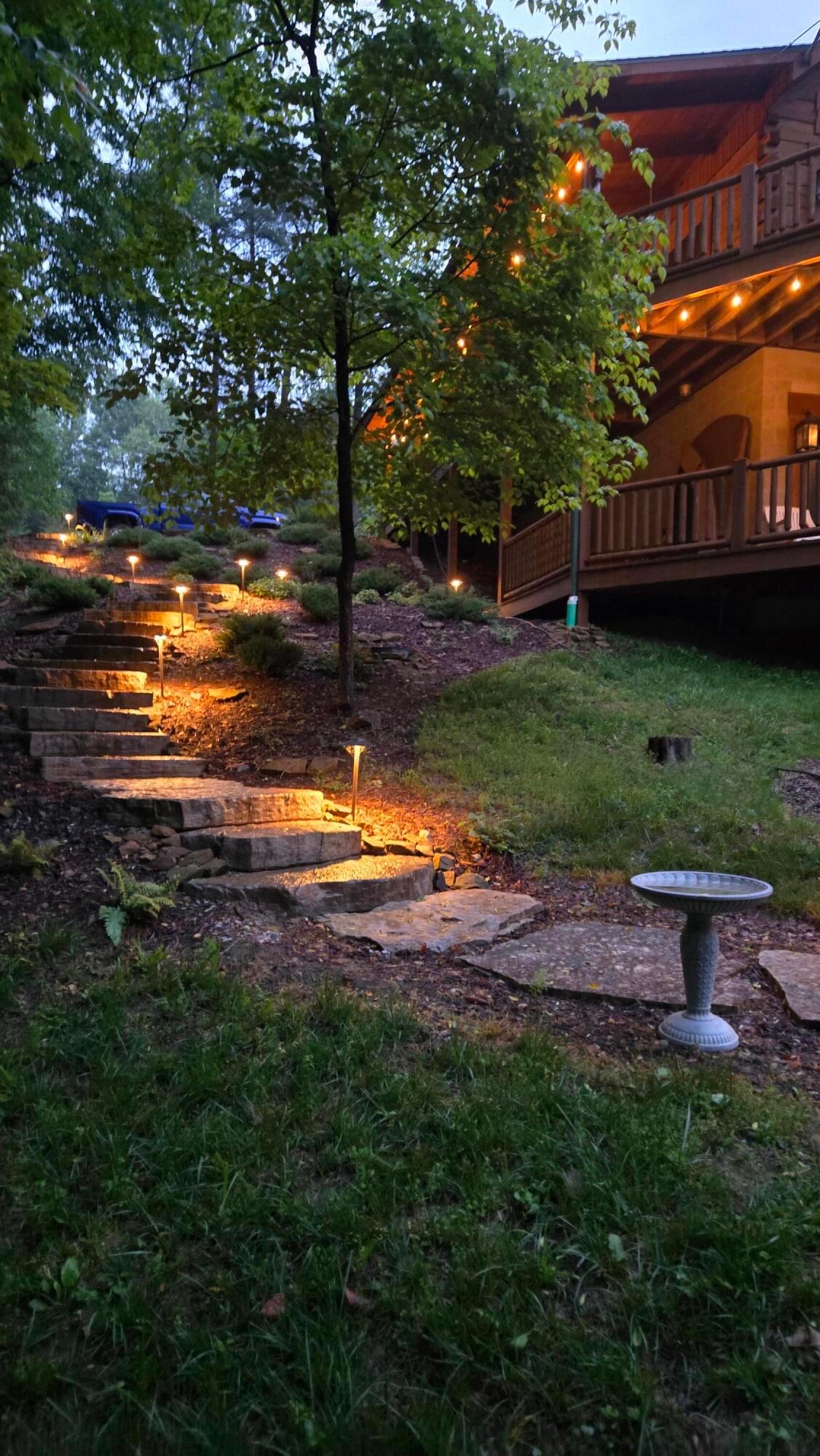 11833 Woodland Ridge Road Rockbridge, OH 43149 - Photo 65 of 70 Newer stone scaping and lighting (approx. $30,000)
