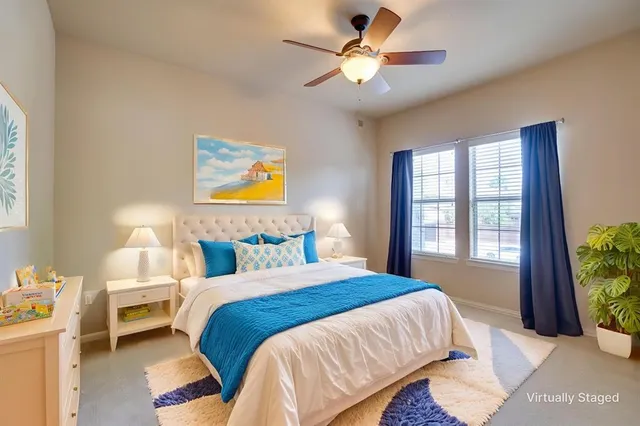 a view of outdoor space with garden and entertaining space