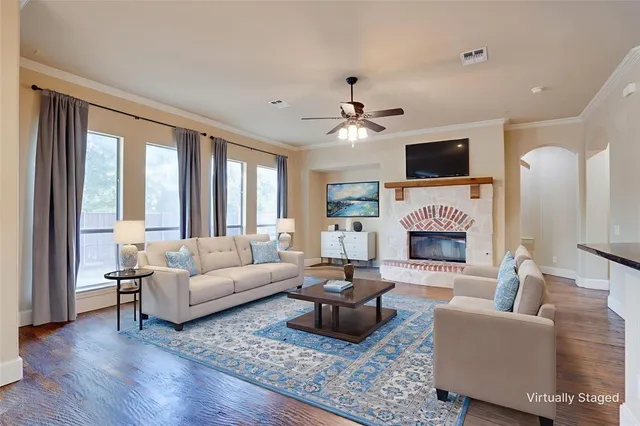 wooden floor in an empty room