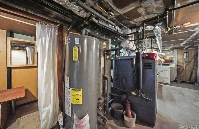 a view of storage and utility room