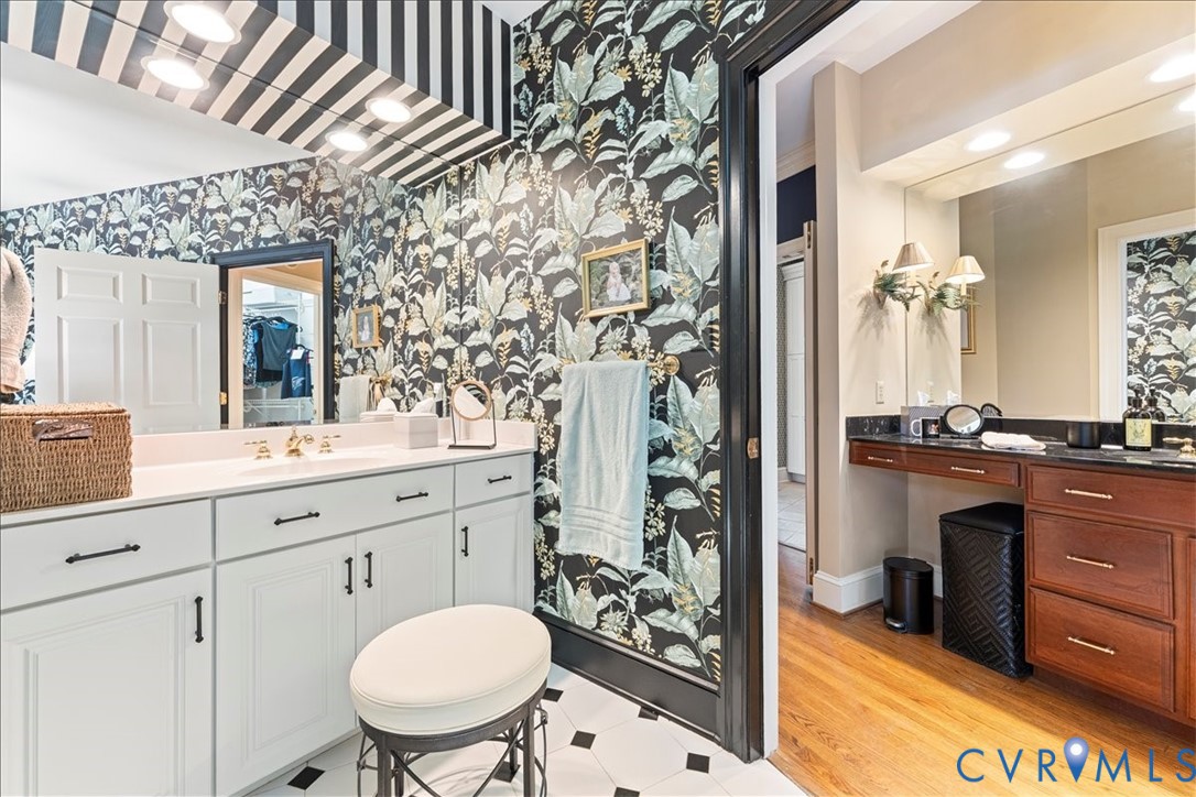 3581 Richards Run Powhatan, VA 23139 - Photo 26 of 50 a bathroom with a sink a toilet and shower