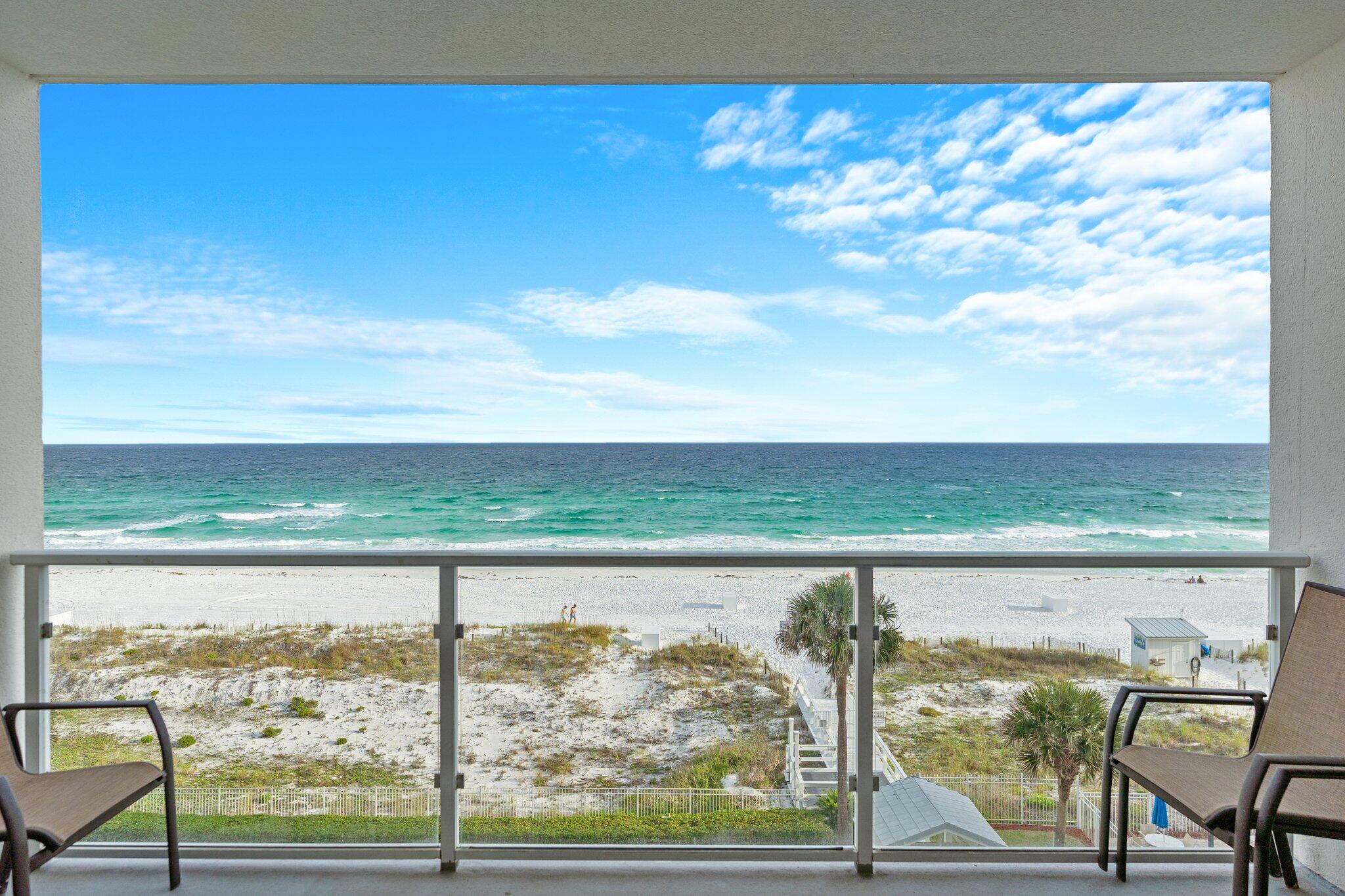 1080 Highway 98, Unit 403 Destin, FL 32541 - Photo 1 of 65 a view of a lake from a balcony