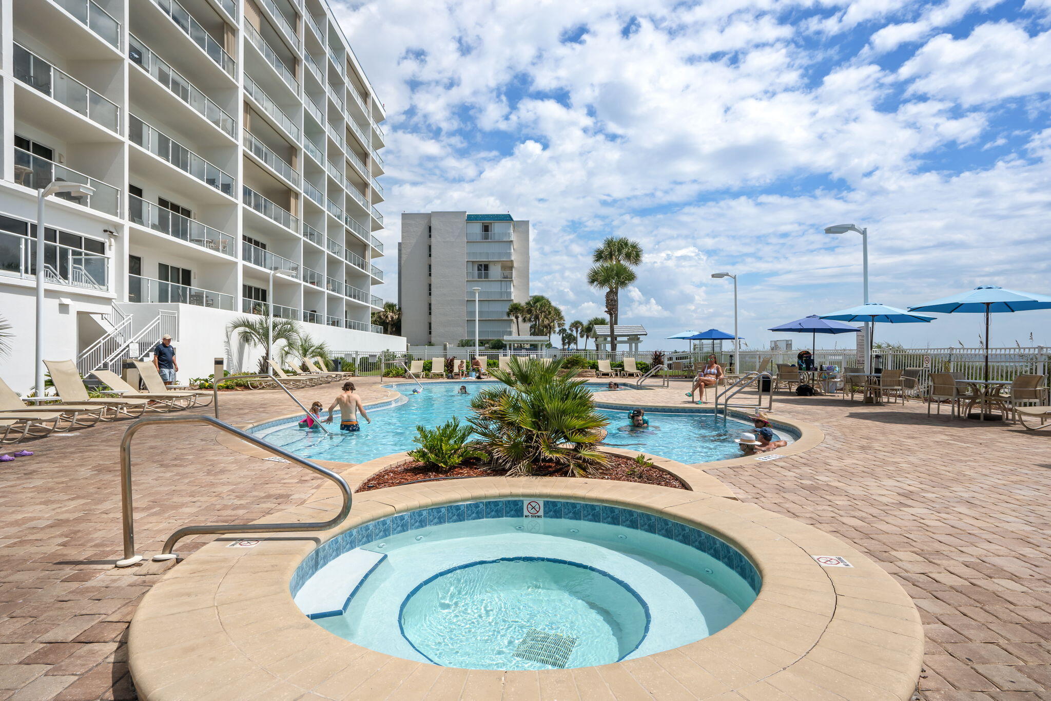 1080 Highway 98, Unit 403 Destin, FL 32541 - Photo 46 of 65 a view of swimming pool with outdoor seating