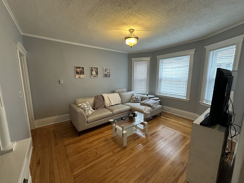 207 Boston Avenue, Unit B Medford, MA 02155 - Photo 10 of 17 a living room with furniture and a flat screen tv