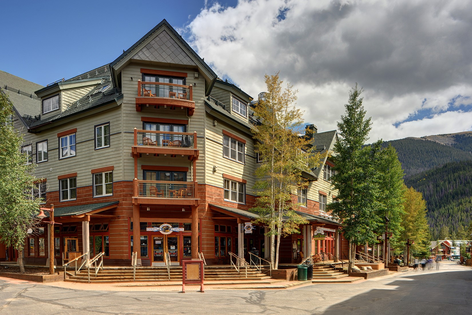 195 River Run Road, Unit 8022 Keystone, CO 80435 - Photo 31 of 35 JackPine Building -In the center of Keystone Village