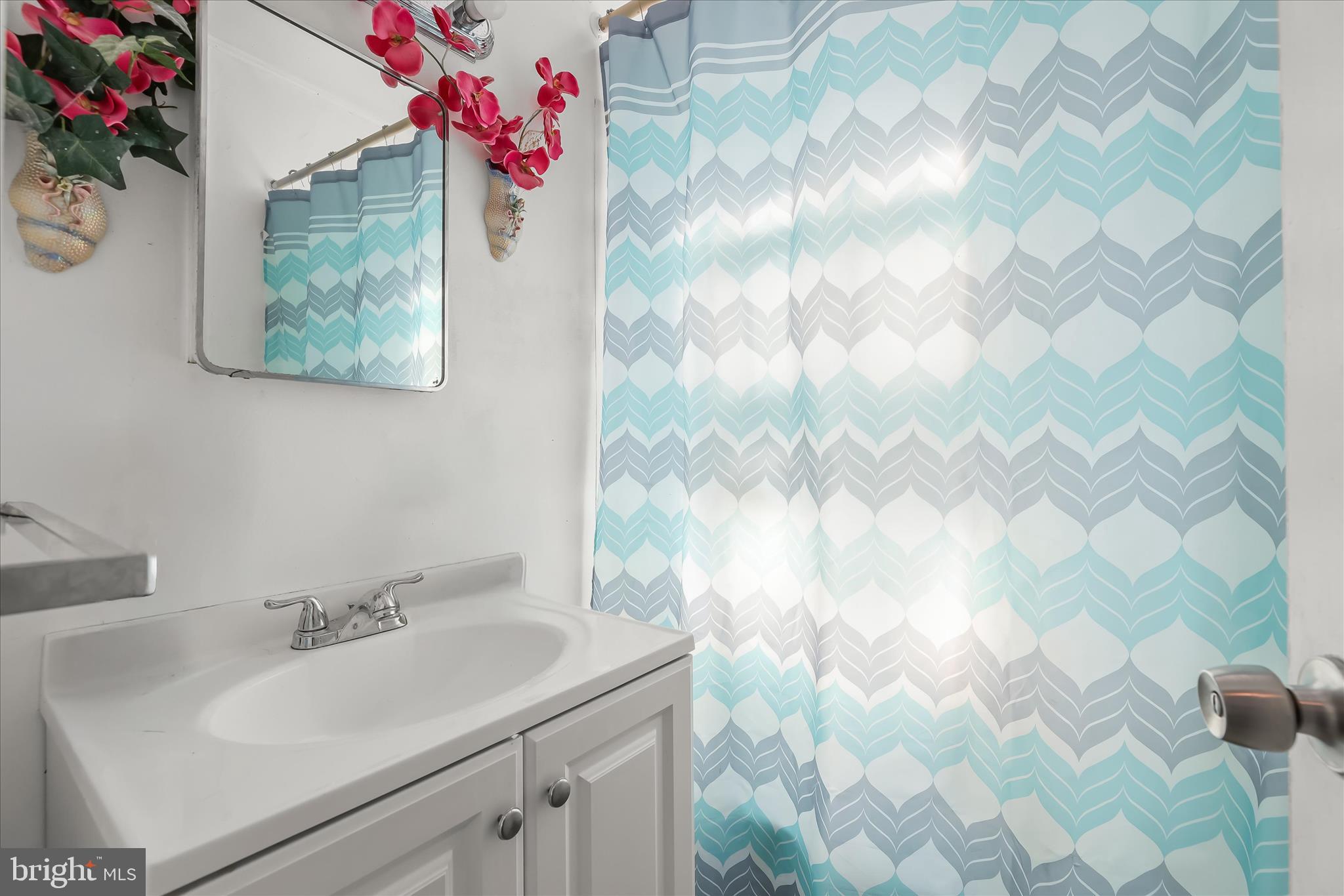 2813 Oak Grove Avenue Halethorpe, MD 21227 - Photo 8 of 43 a bathroom with a sink mirror and vanity