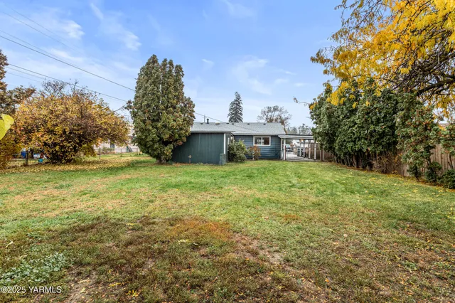 a view of outdoor space and yard