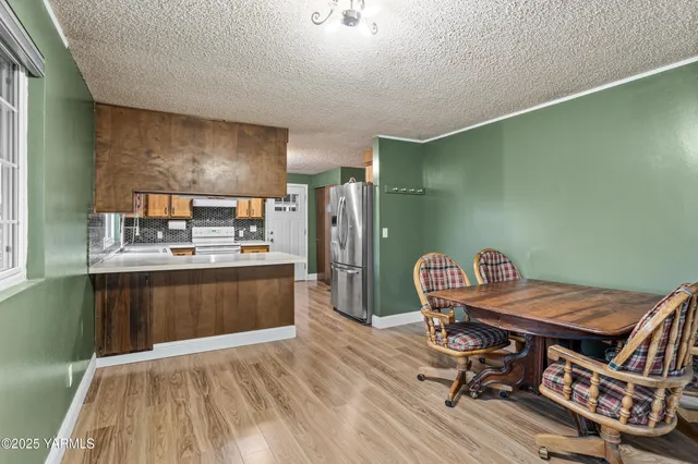 a room with furniture