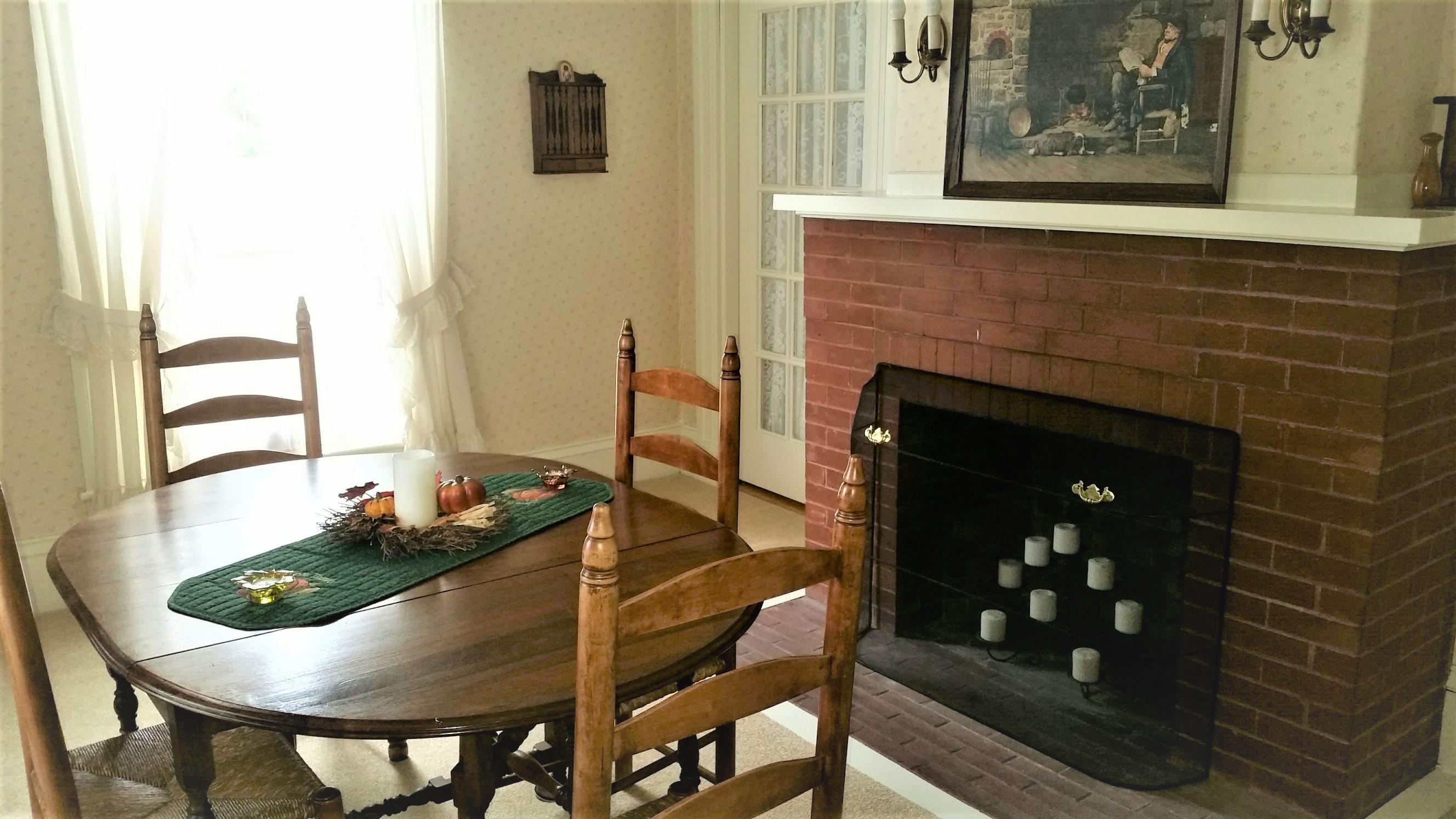 435 Paris Hill Road South Paris, ME 04281 - Photo 14 of 32 dining room fireplace