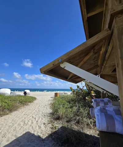 a view of wooden floor
