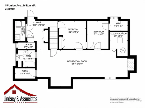 $4,500 | 15 Union Avenue, Milton, MA 02186