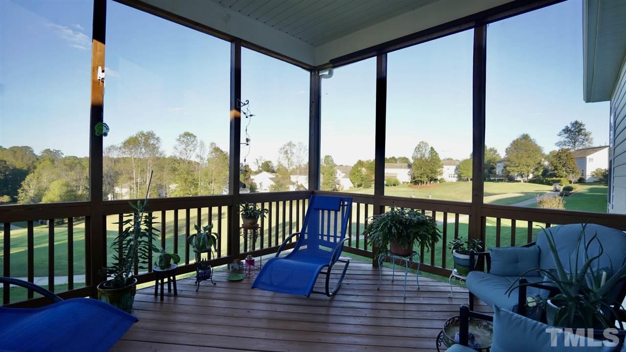 116 Okamato Street Raleigh, NC 27603 - Photo 17 of 19 a view of a balcony with wooden floor