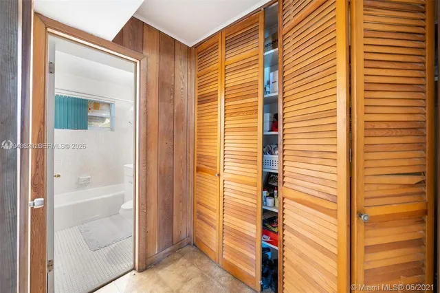 a view of front door