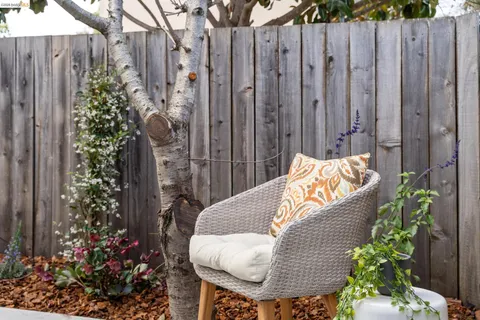 a outdoor space with furniture