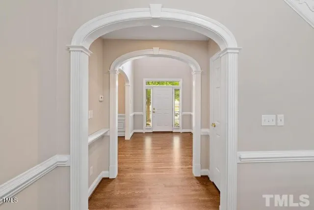a view of front door with stairs