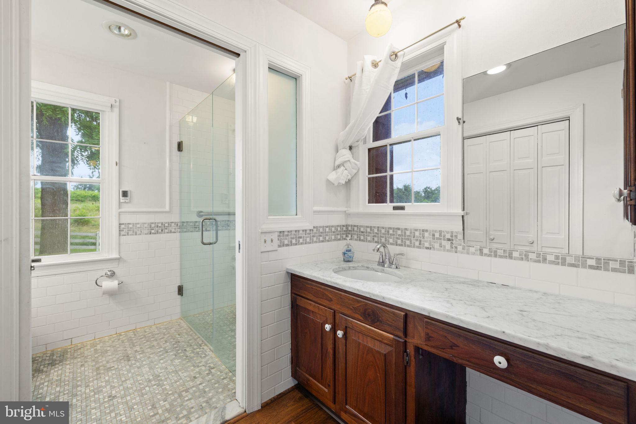 3659 South Ox Road Edinburg, VA 22824 - Photo 42 of 66 a bathroom with a sink and a mirror