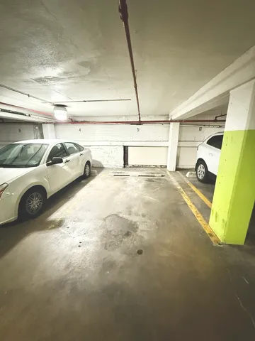 a view of parking garage