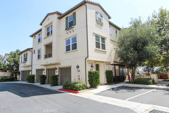 a front view of a building