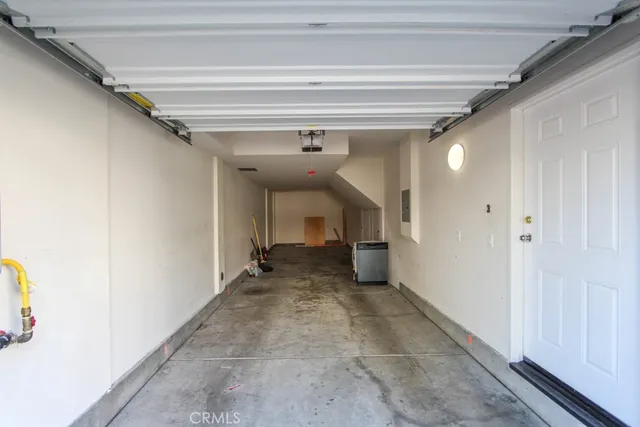 a view of a hallway with entryway