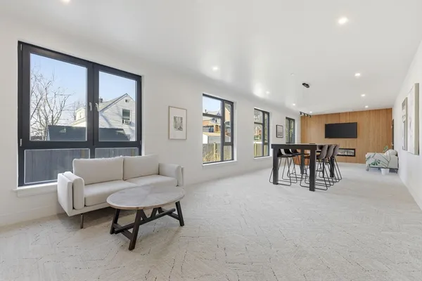 a gym hall with exercise machine