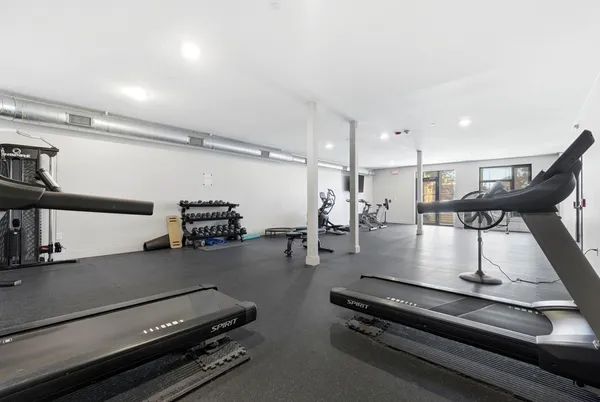 a view of a building with many windows