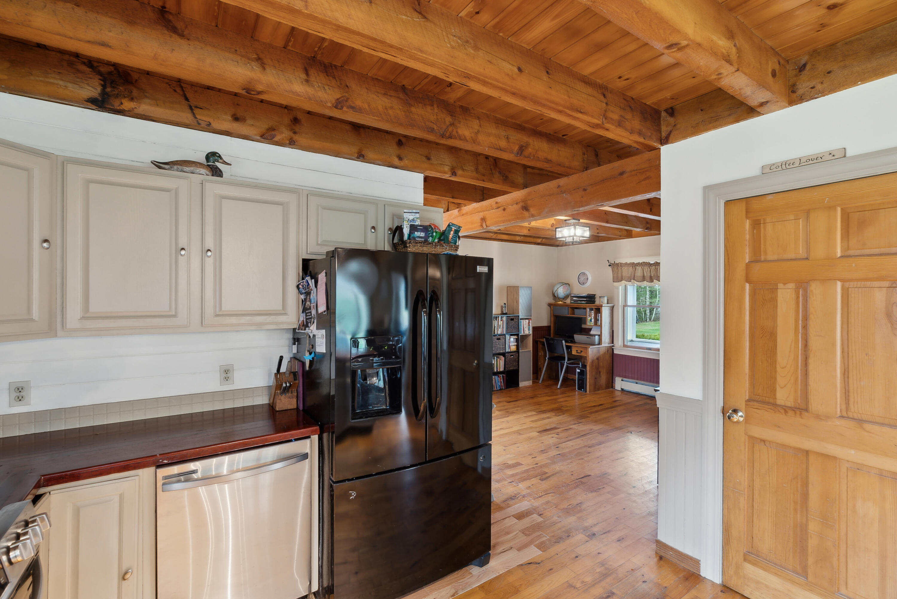 464 Lowell Town Road Wiscasset, ME 04578 - Photo 11 of 53 Kitchen to Living