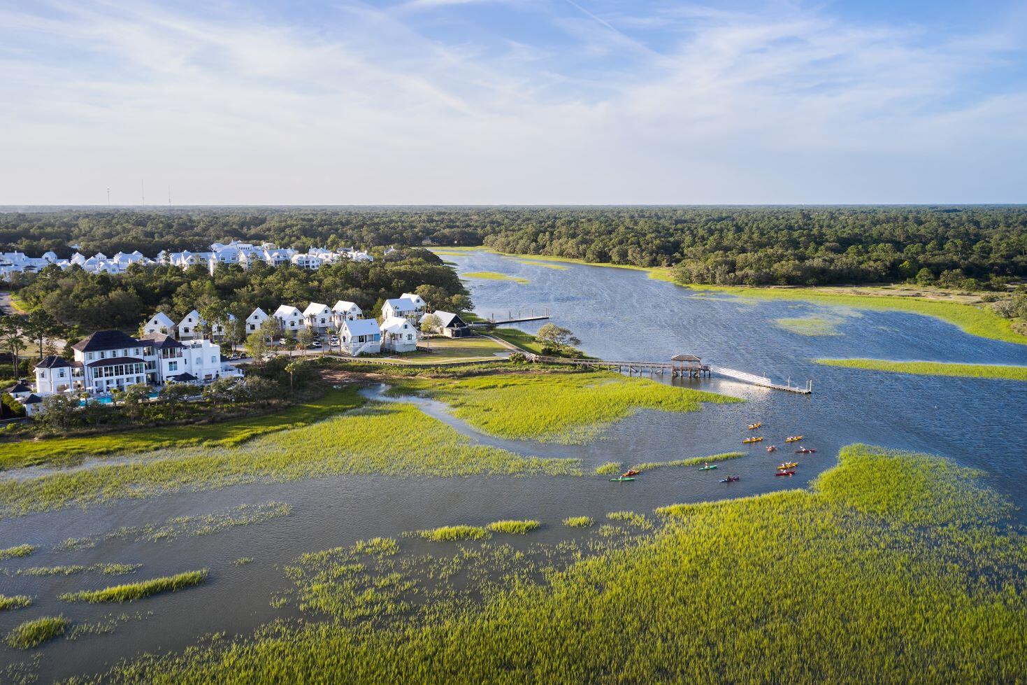2566 Helmsman Road Johns Island, SC 29455 - Photo 56 of 64 CommunityDock_Aerial