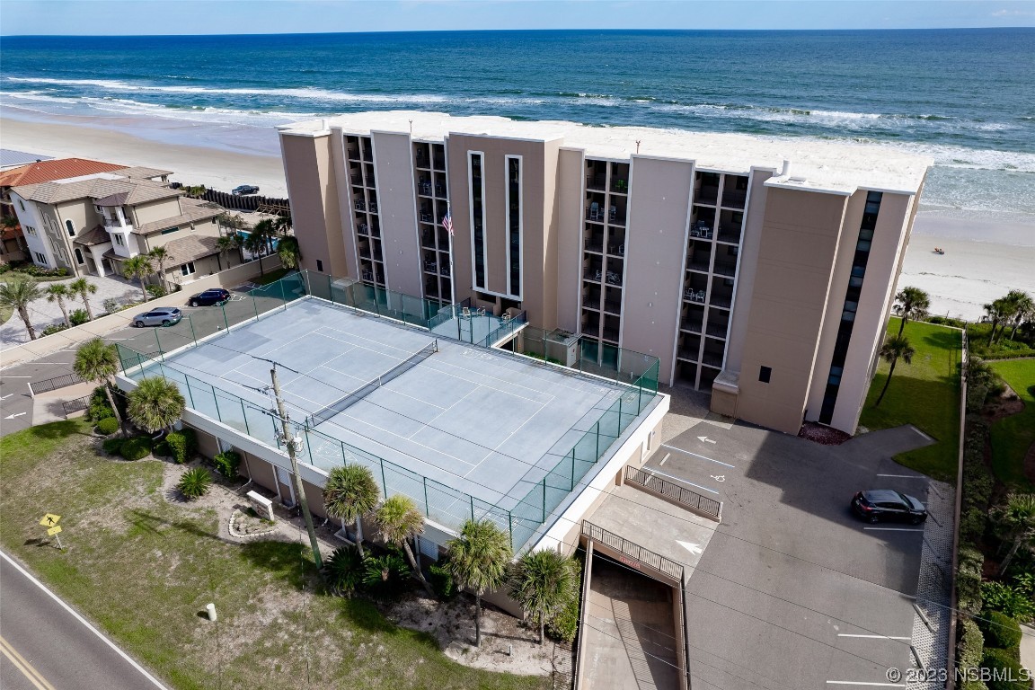 4745 South Atlantic Avenue, Unit 4030 Ponce Inlet, FL 32127 - Photo 31 of 47 a terrace with outdoor seating and stairs
