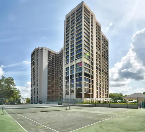 a front view of a building