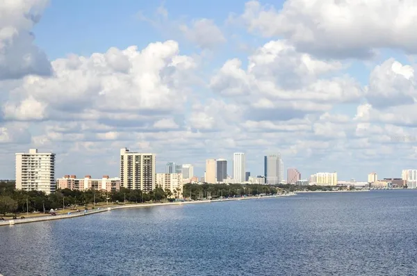 a city view with lot of high rise buildings