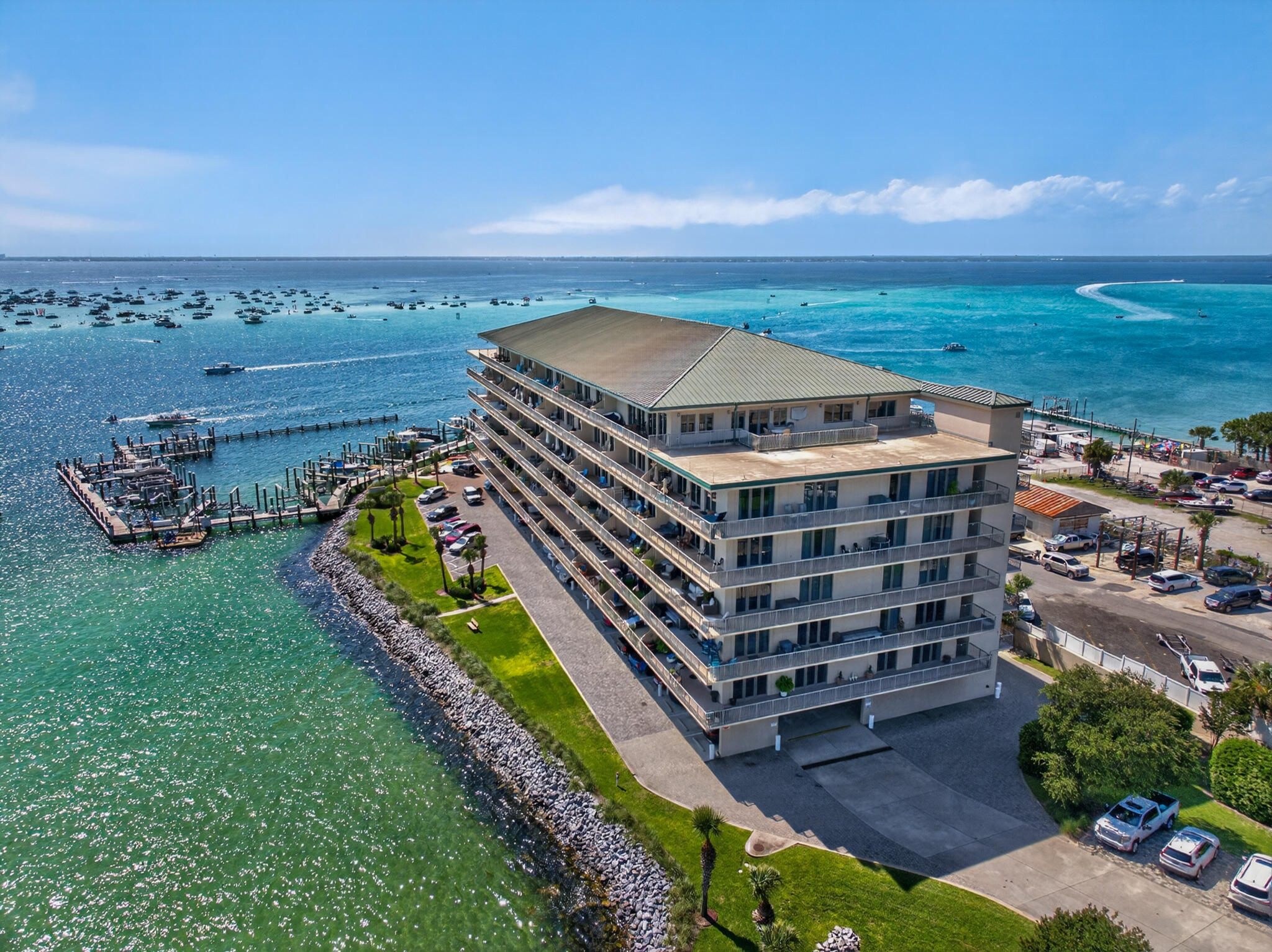 5 Calhoun Avenue, Unit 504 Destin, FL 32541 - Photo 49 of 64 Aerial View from the East