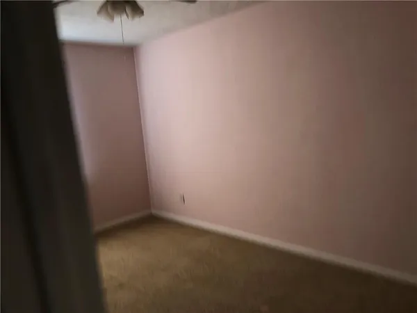 a view of small space with a window