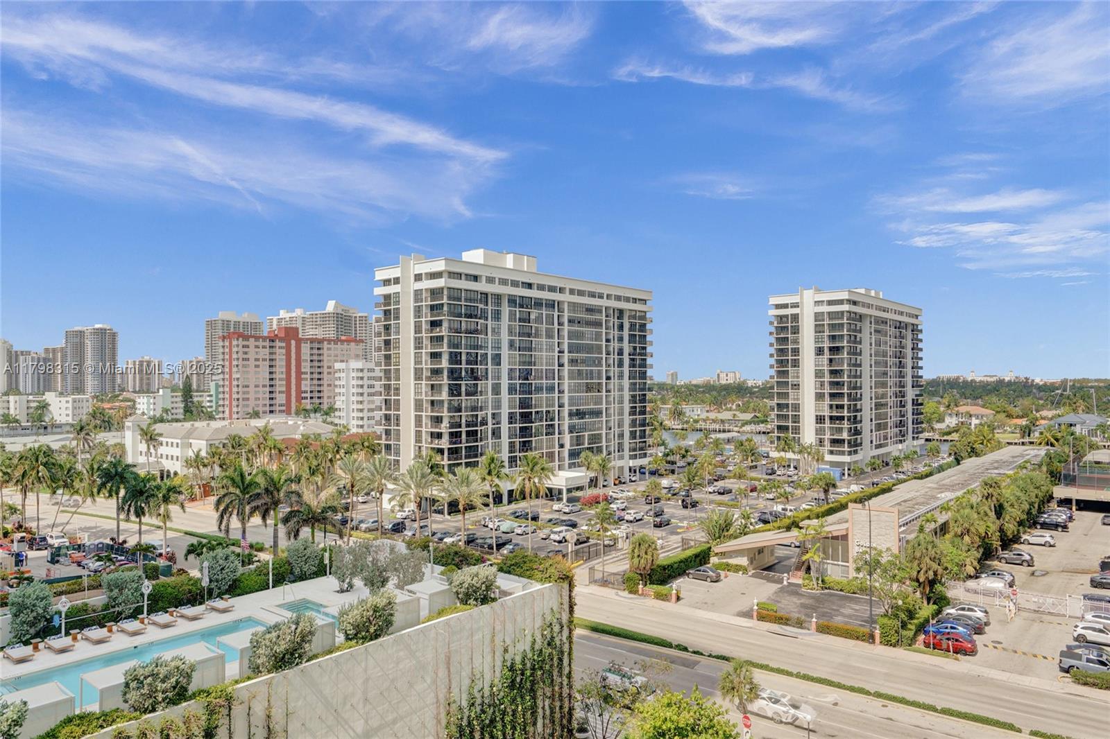 1980 South Ocean Drive, Unit 7J Hallandale Beach, FL 33009 - Photo 28 of 33 a view of a city with tall buildings