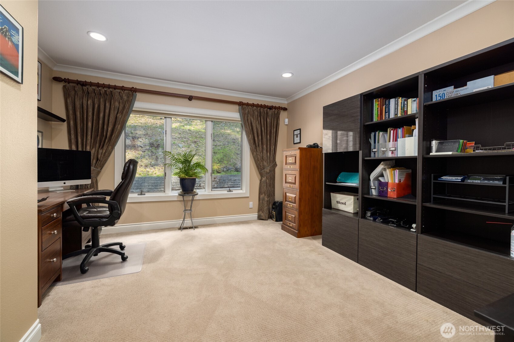 24123 Old Day Creek Road Sedro-Woolley, WA 98284 - Photo 17 of 40 a view of workspace with furniture and natural light