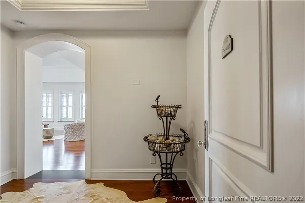 a view of a room with a bath tub