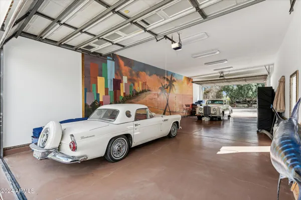 a view of a swimming pool with an outdoor space