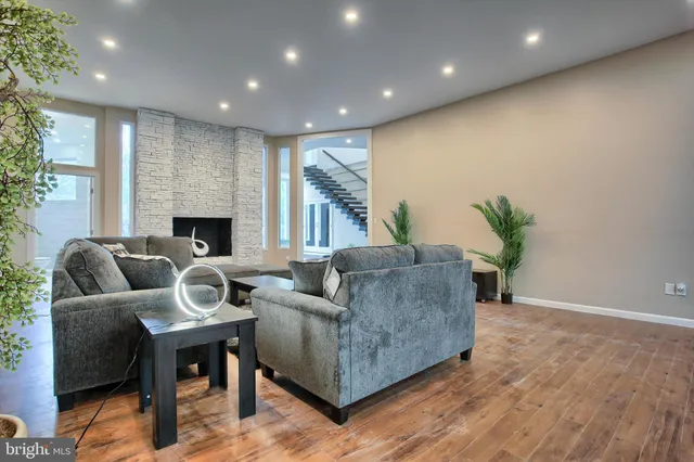 a kitchen with a table and chairs in it